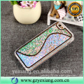 New products s shape double color quicksand phone case cover for Samsung galaxy core prime g360 back cover case